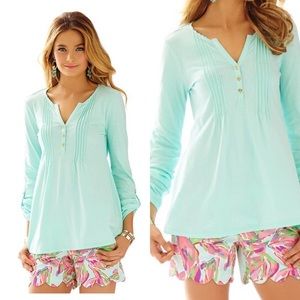 NWOT Lilly Pulitzer Dorothy Tunic in Poolside Blue
